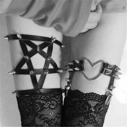 Yoursblack Accessory Pentagram Garter