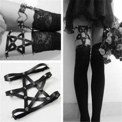 Yoursblack Accessory Pentagram Garter
