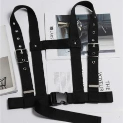 Yoursblack Spring Sale Lara Croft Buckle Harness