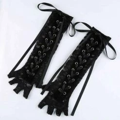 Yoursblack Darkness Within Lace Gloves Spring Sale