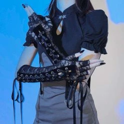 Yoursblack Darkness Within Lace Gloves Spring Sale